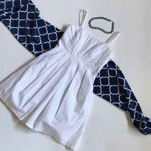 White High Low Summer Dress